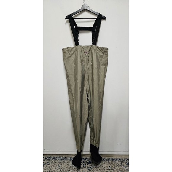 Columbia Sportswear Company fishing chest waders, neoprene stocking foot booties - Picture 6 of 7